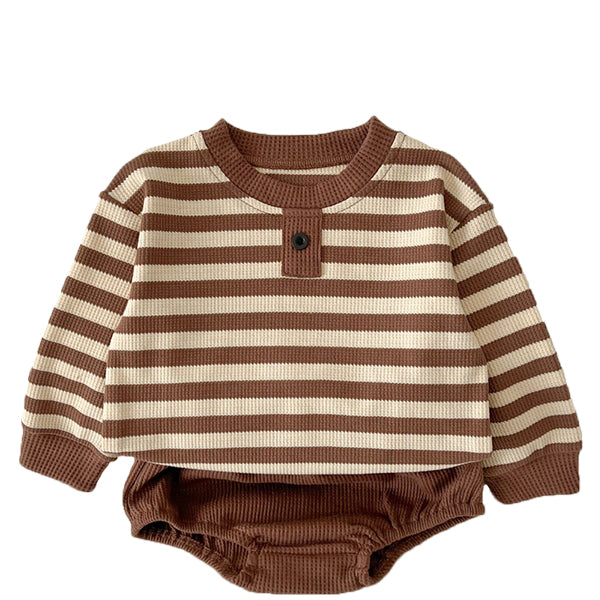 Camille Sweater and Bloomer Set - Brown