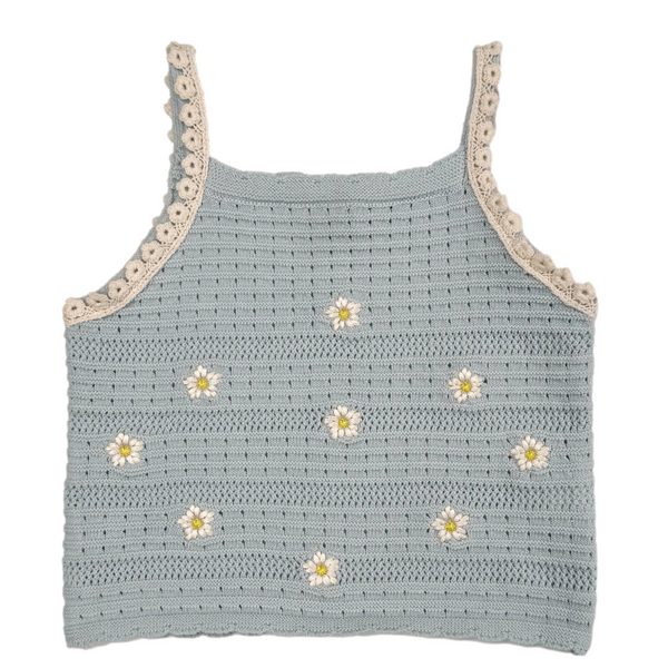 Flora Tank Top - Blue