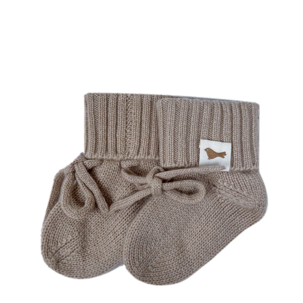 Eden Slippers - Merino Wool - Taupe