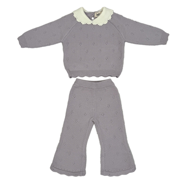 Rory Sweater and Pants Set - Purple