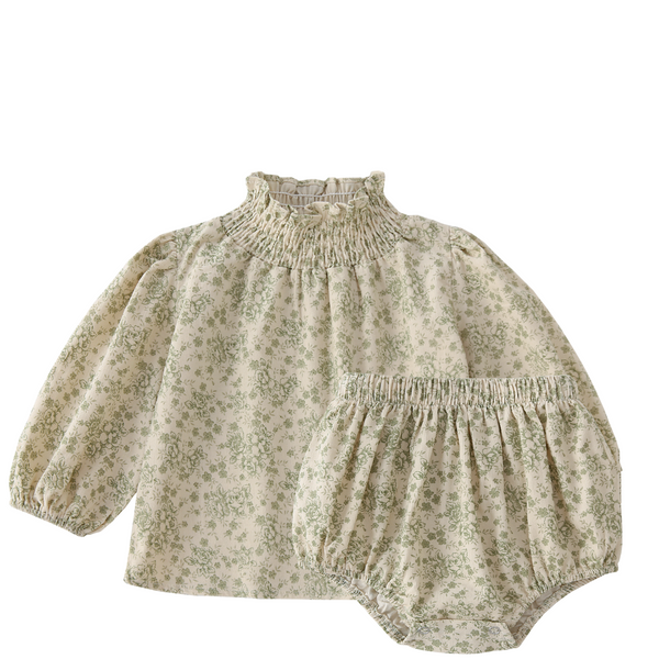 Judith Blouse and Bloomer Set - Flowers