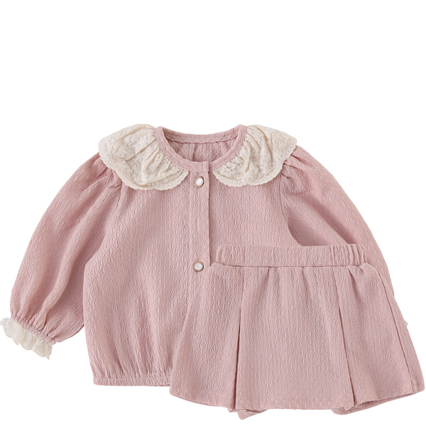 Caroline Blouse and Bloomer Set - Pink