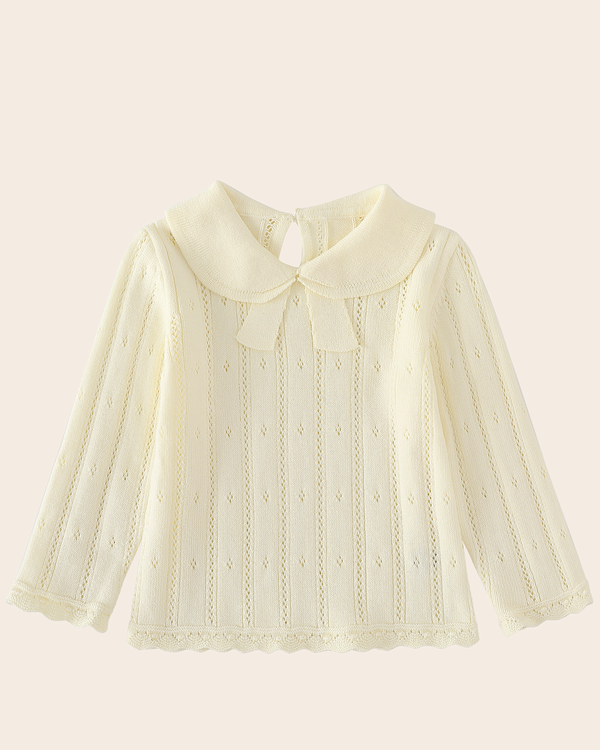 Pull Marine - Ecru