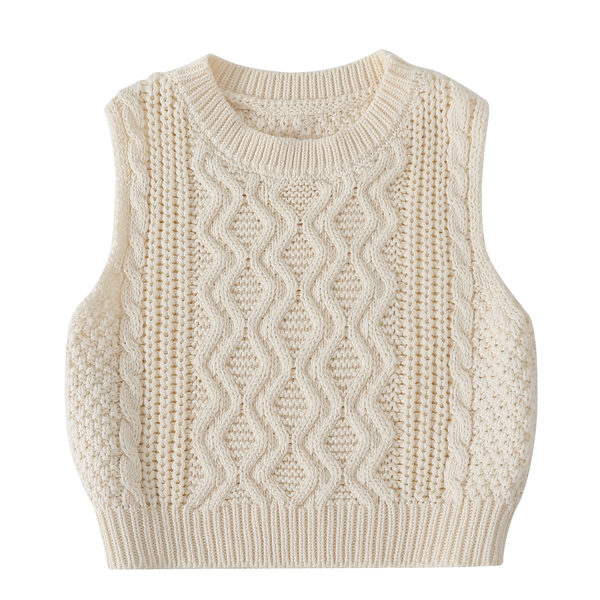 Gilet Sans Manches Raphael - Ecru