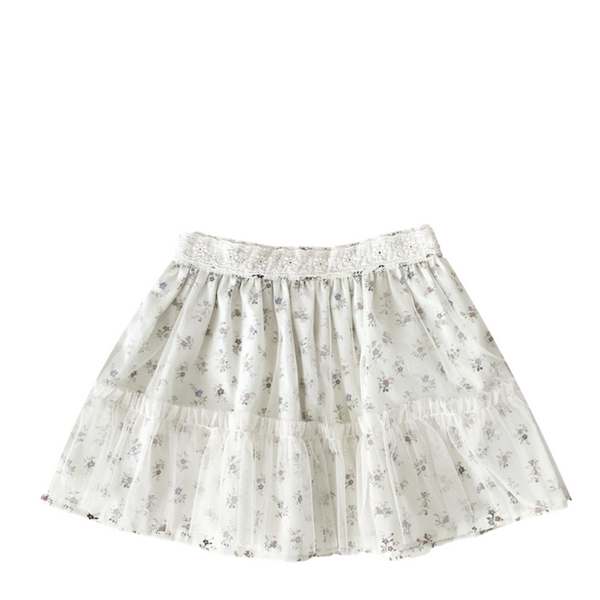 Flora Skirt - White