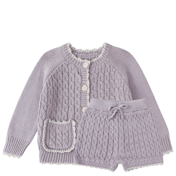 Ensemble Gilet et Bloomer Amelie - Violet