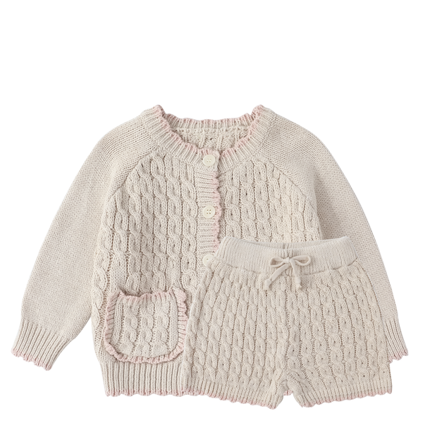 Ensemble Gilet et Bloomer Amelie - Blanc