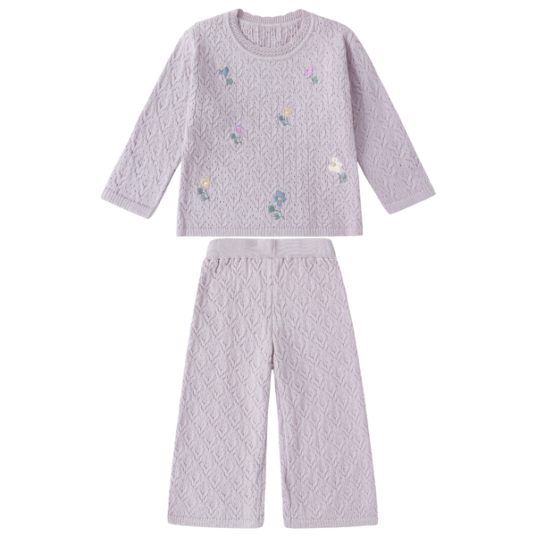 Ensemble Pull et Pantalon Flora - Violet