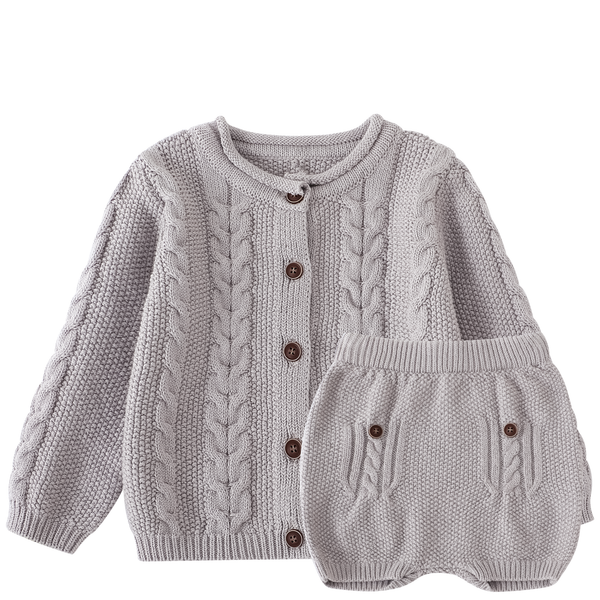 Ensemble Gilet et Short Gabin - Gris