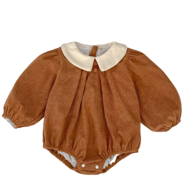 Elodie Romper - Brown