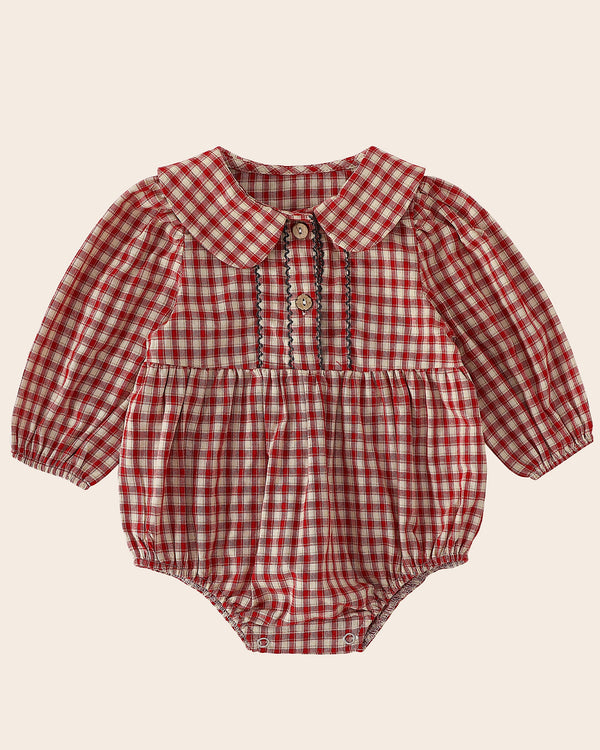 Elodie Romper - Red