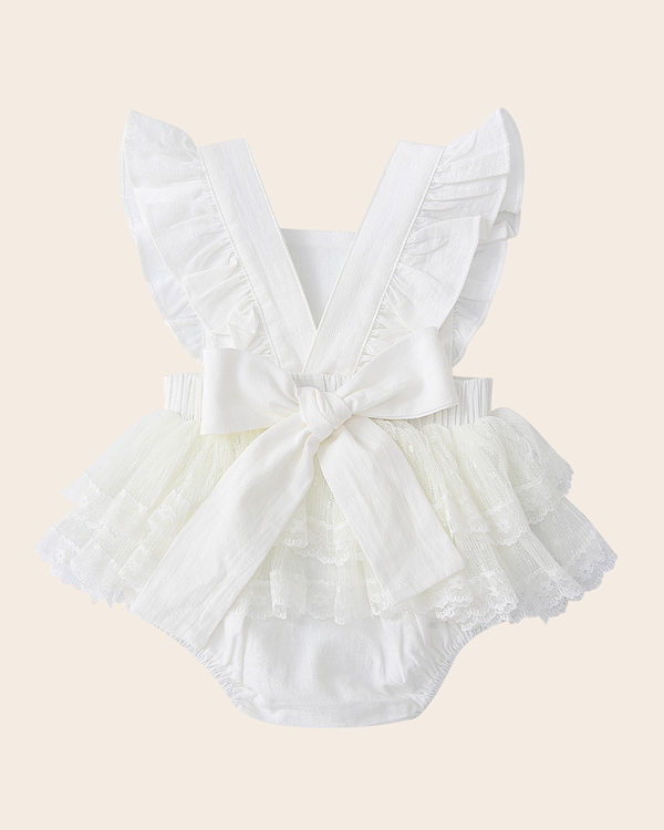 Barboteuse Valentine - Blanc