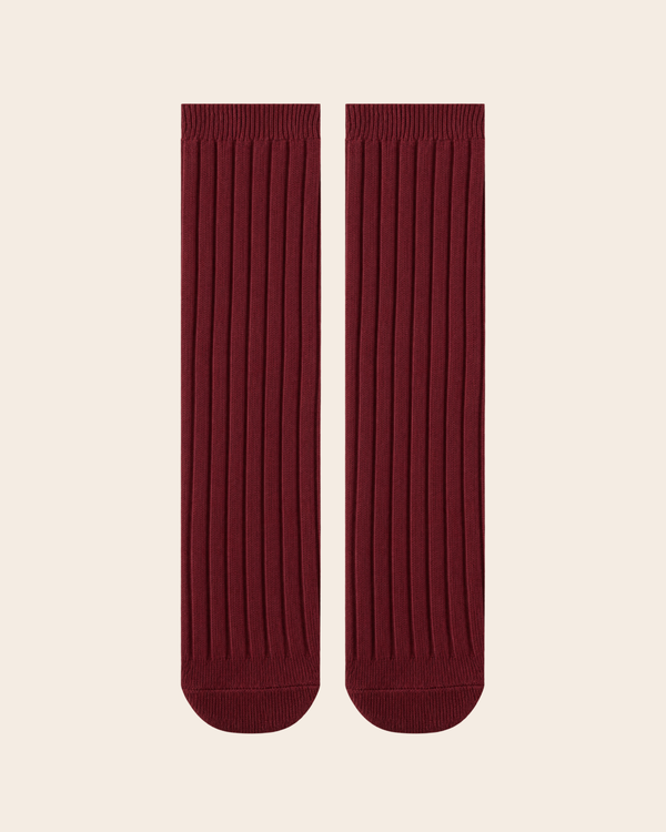 Eden Socks - Burgundy